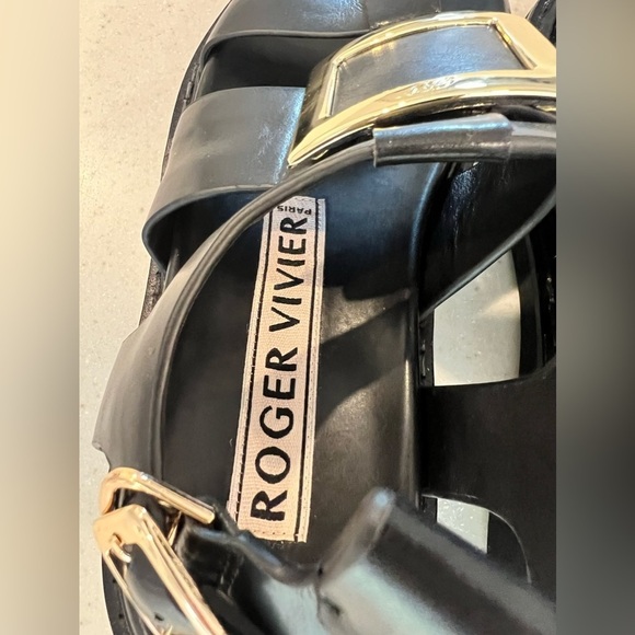 RV Black Chunky Sandals - Picture 7 of 10